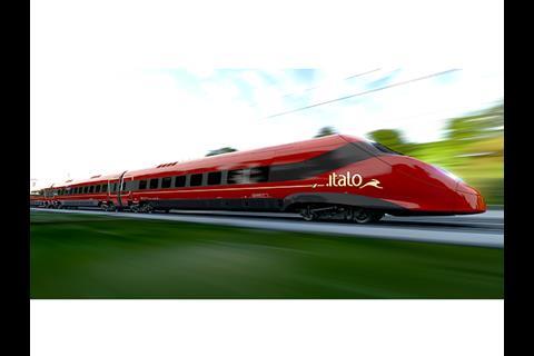 Alstom Pendolino trainset for NTV (Image: Alstom Design & Styling).